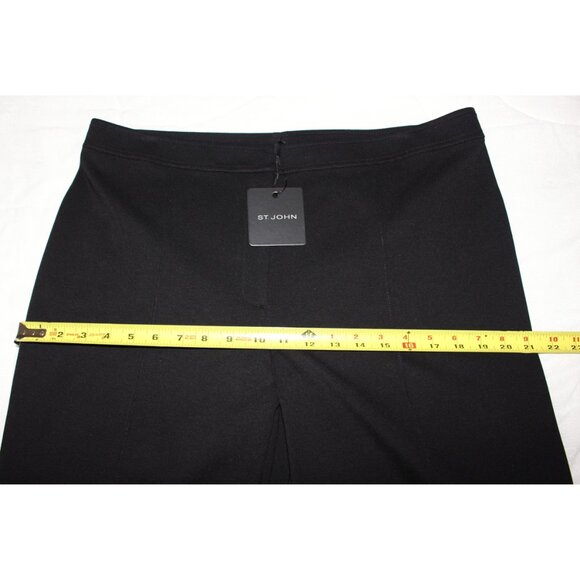 New w/ Tags sz 14 -St John Emma Ponti Di Roma straight leg ponte Pants w/Seams - Picture 9 of 12